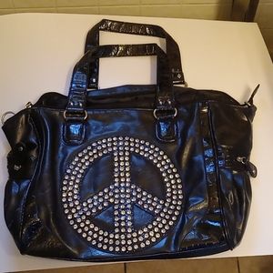 Cute Black Patent leather Tote bag or purse